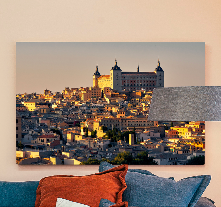 Cuadro ciudades Alcázar de Toledo - TenVinilo