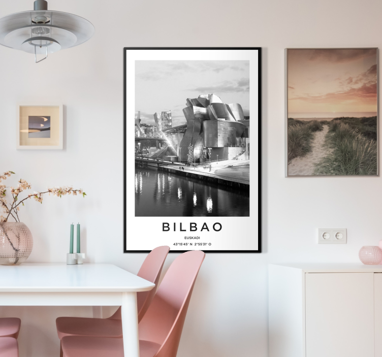 Cuadro ciudades fotografía de Bilbao - TenVinilo