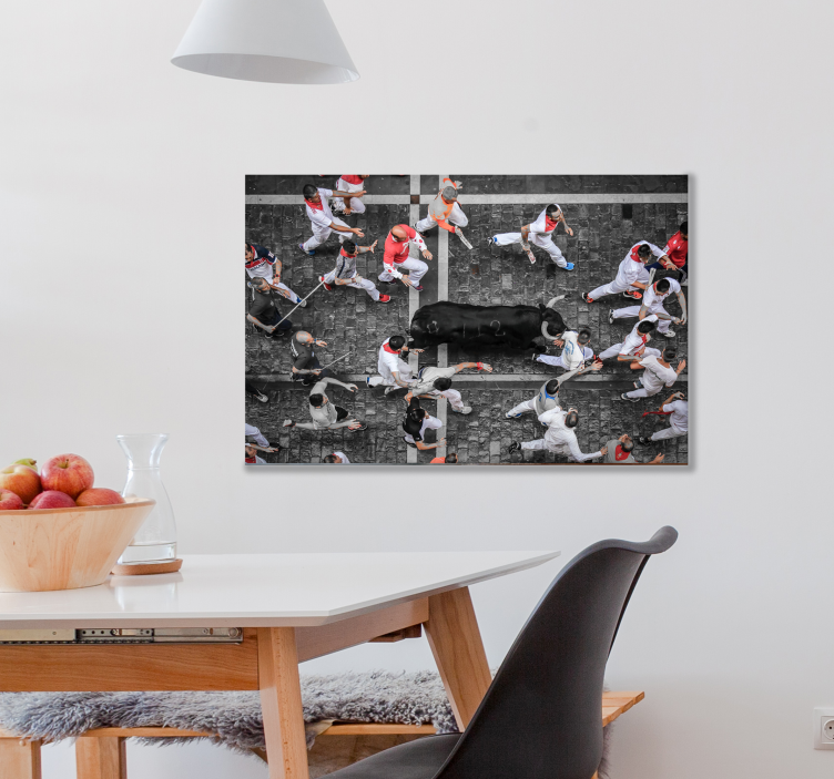 Cuadro de ciudades San Fermin Pamplona - TenVinilo