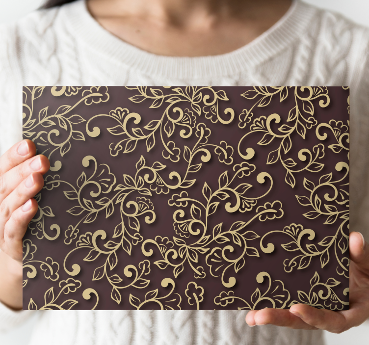 Cuadro de flores arreglo botánico elegante - TenVinilo