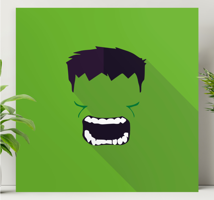 Cuadro de suphéroes superhéroe verde - TenVinilo