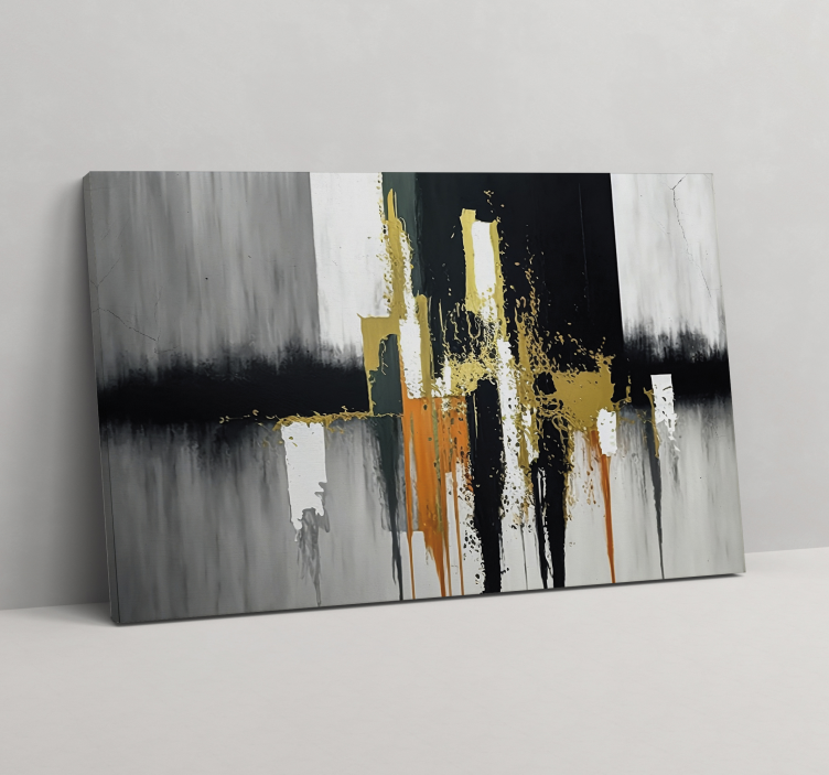 Cuadro moderno pintura abstracta - TenVinilo