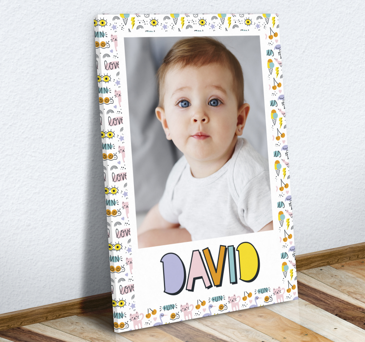 Cuadro personalizable con foto para comedor - TenVinilo