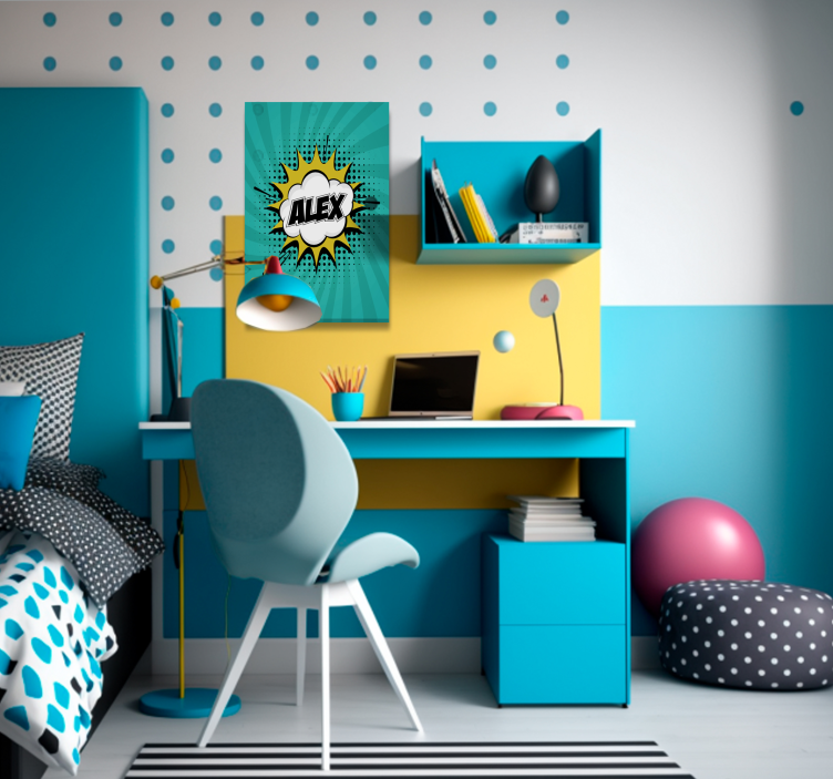 Cuadro personalizable Pop Art Name - TenVinilo