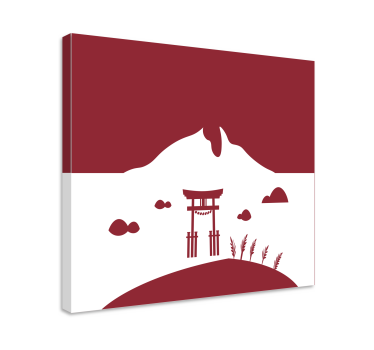 Cuadro oriental puerta torii japonesa - TenVinilo