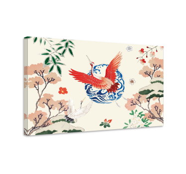 Cuadro retro vintage Chinoiserie - TenVinilo