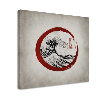 Cuadro artístico Ola gigante Kanagawa - TenVinilo