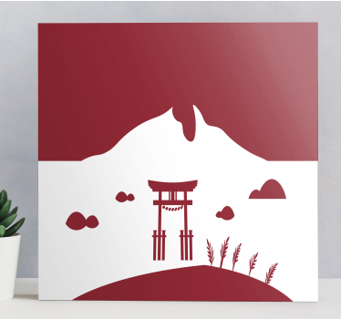Cuadro oriental puerta torii japonesa - TenVinilo