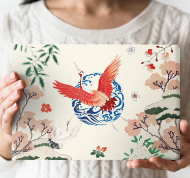 Cuadro retro vintage Chinoiserie - TenVinilo