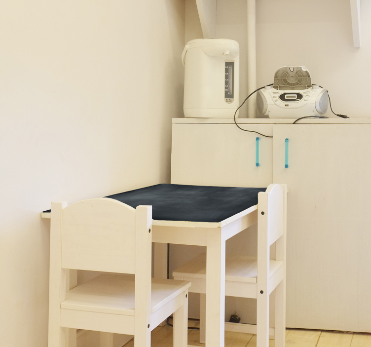 Vinilo para oficina Pieza pizarra mesa - TenVinilo