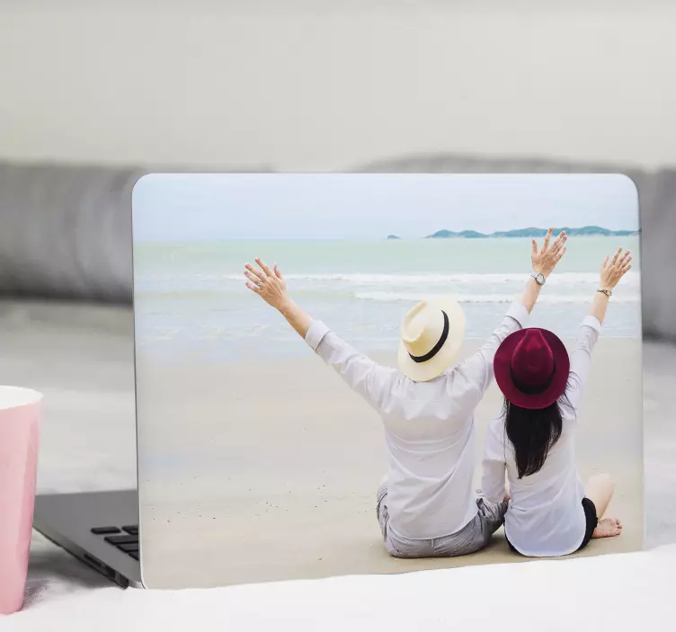 Pegatina para portátil personalizable - TenVinilo