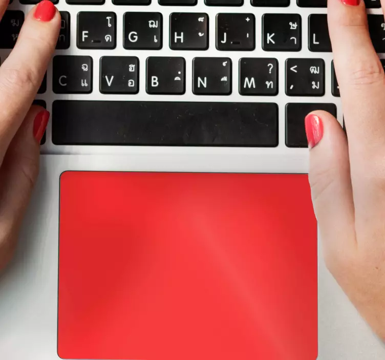 Pegatina para portátil touchpad colores - TenVinilo