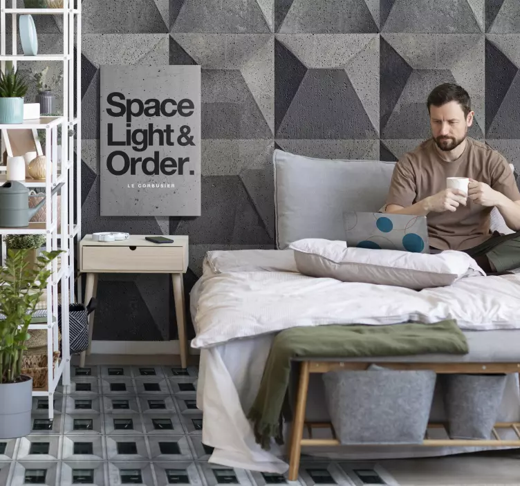 Vinilo para portátiles diseño brutalista - TenVinilo