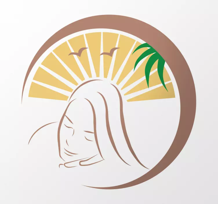 Vinilo decorativo masaje SPA - TenVinilo