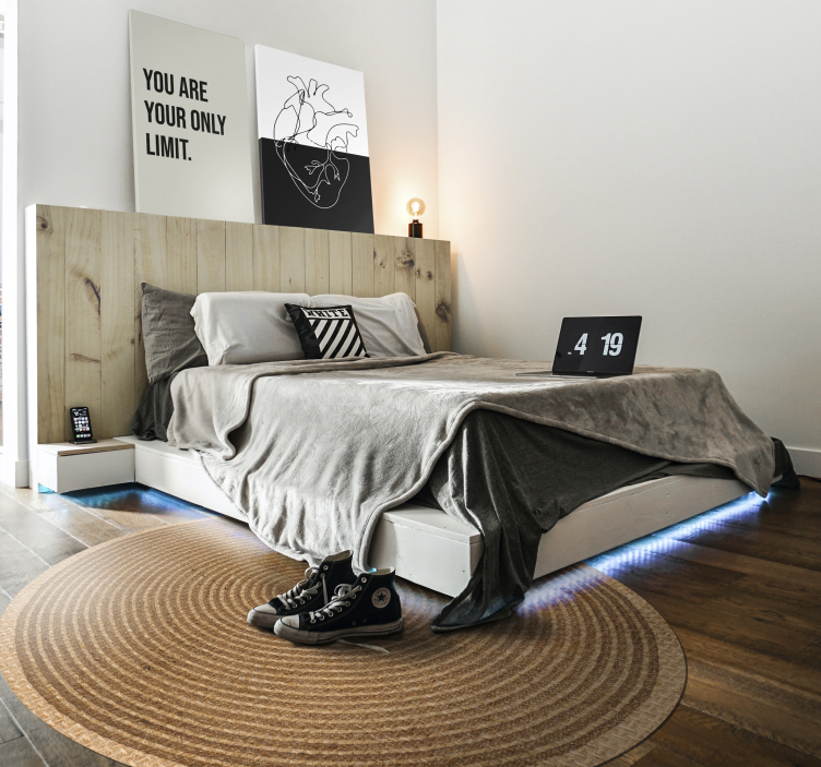 Papel adhesivo para muebles patrón de madera clara - TenVinilo