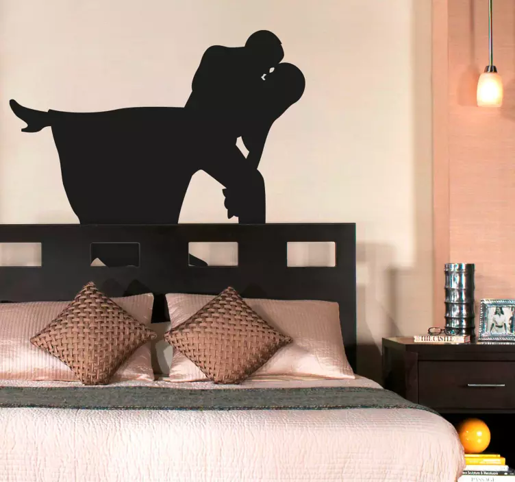 Vinilo decorativo pareja de bailadores - TenVinilo