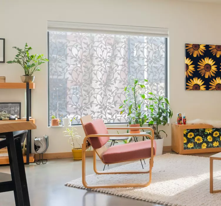 Vinilo para cristal ventana ornamental - TenVinilo