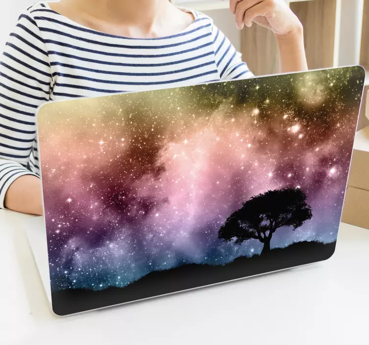 Pegatina para portátil personalizable - TenVinilo