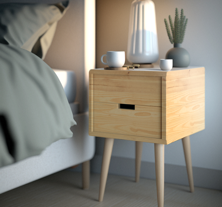 Vinilo adhesivo para mueble madera clara - TenVinilo