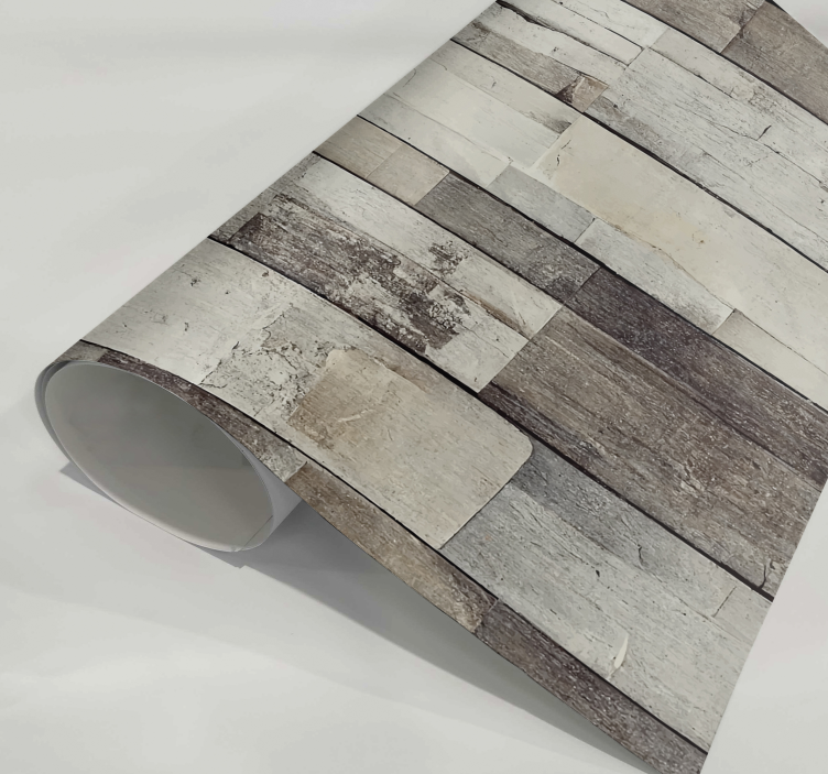 Vinilo mueble madera clara envejecida - TenVinilo