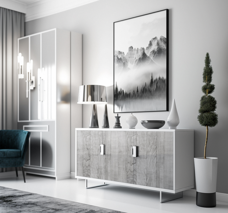 Papel adhesivo para muebles madera gris - TenVinilo