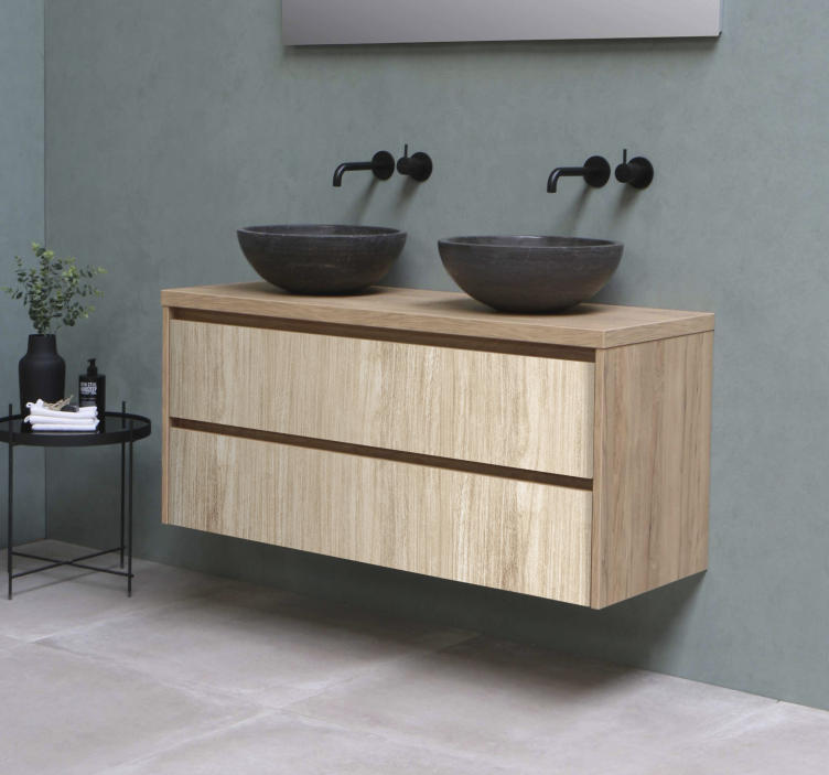 Vinilo para mueble madera color claro - TenVinilo