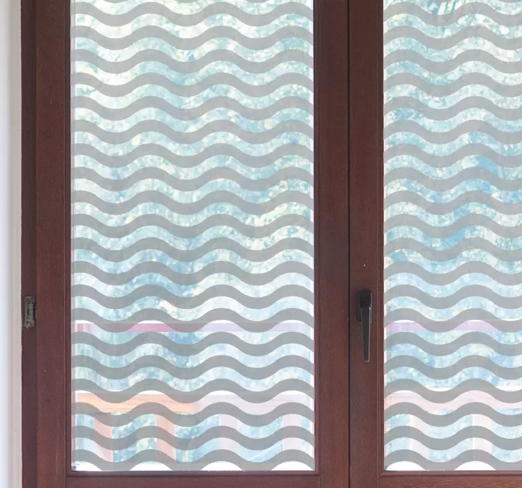 Vinilo translúcido cristal ondas - TenVinilo