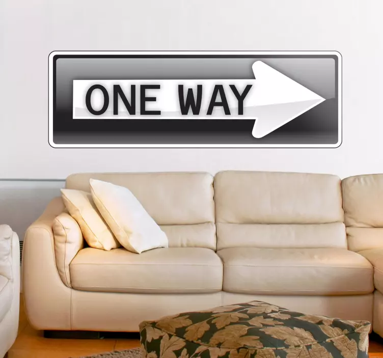 Adhesivo decorativo one way - TenVinilo