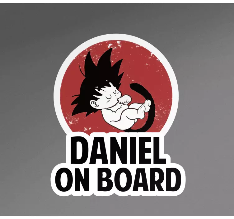 Pegatina coche bebé a bordo nave espacial - TenVinilo