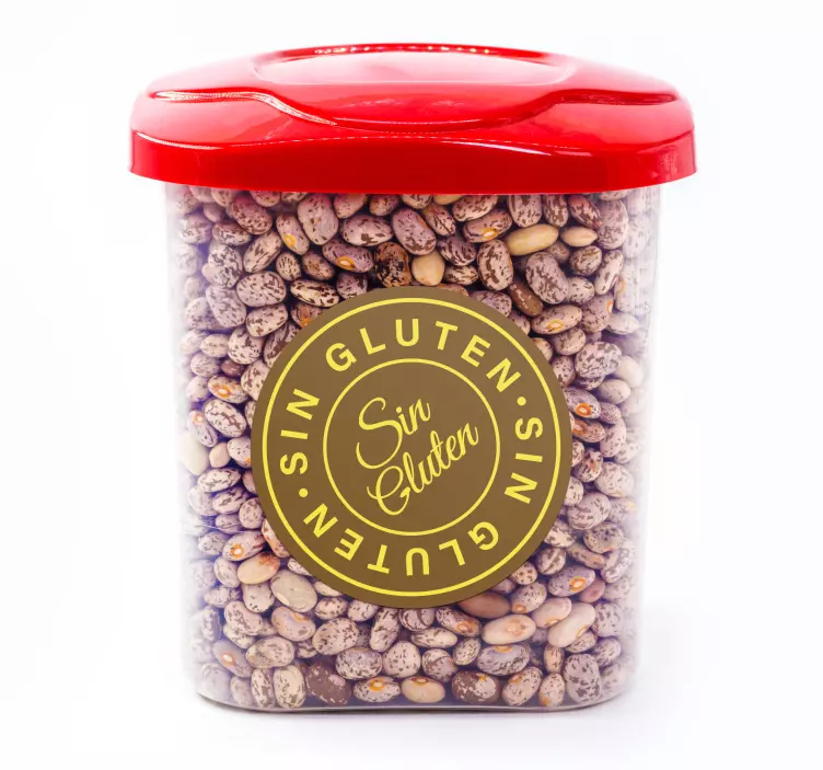 Vinilo decorativo gluten free para celíacos - TenVinilo