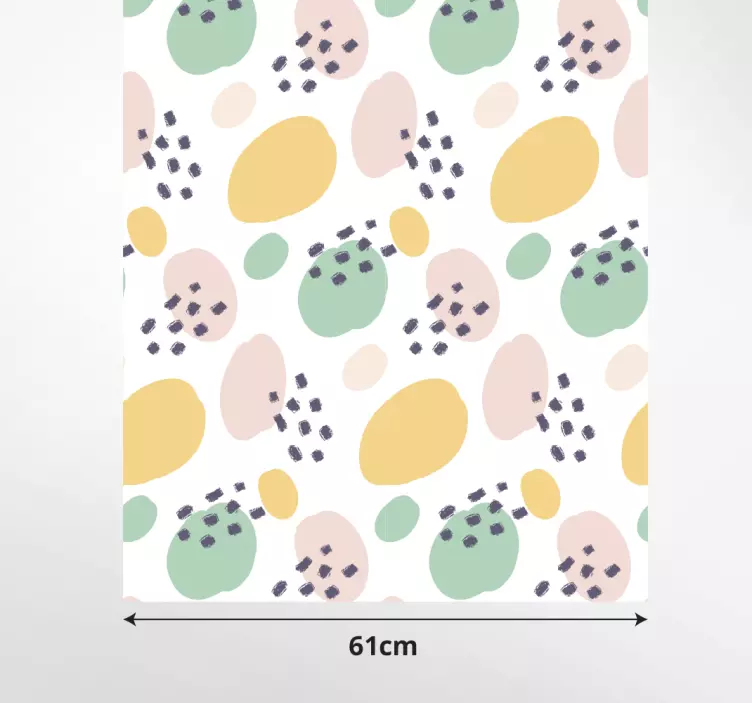 Vinilo para mueble color pastel formas - TenVinilo