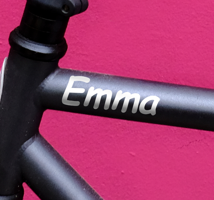 Vinilo bicicleta estilo manuscrito - TenVinilo