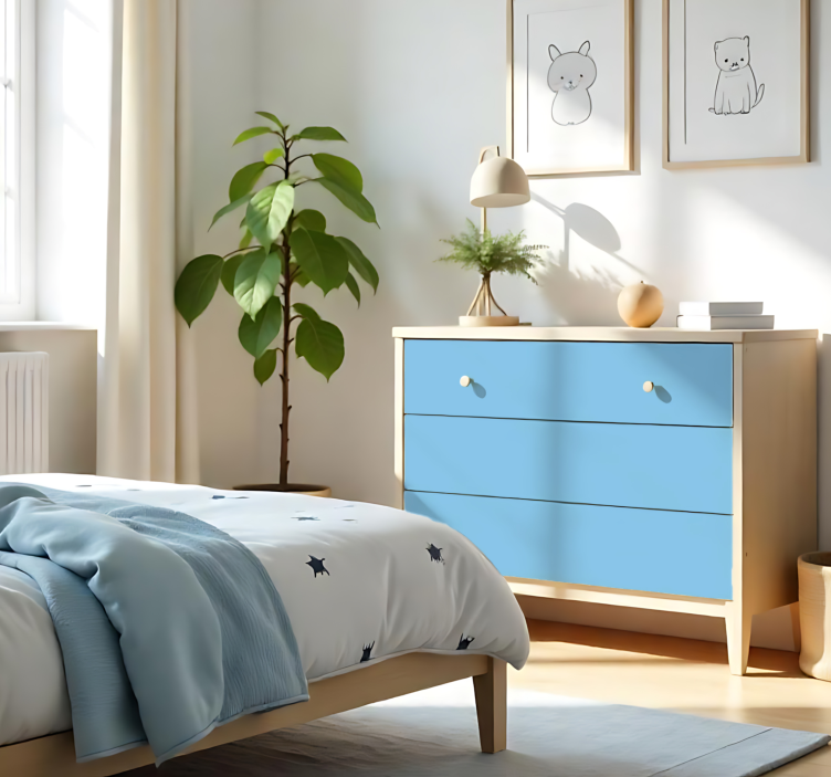 Vinilo adhesivo - Azul cielo - TenVinilo