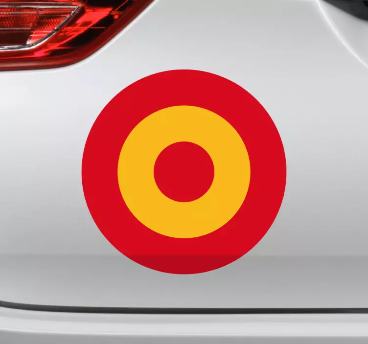 Pegatina coche España Fuerza Aérea - TenVinilo