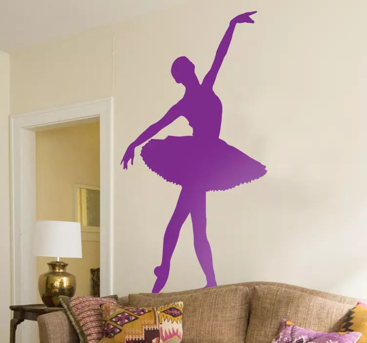 Adhesivo decorativo ballet clásico - TenVinilo