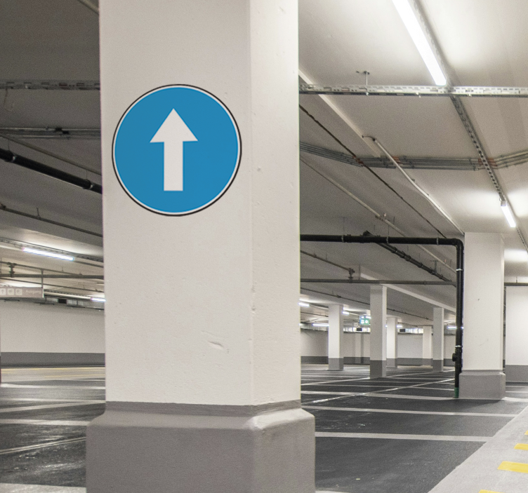 Adhesivo decorativo dirección única - TenVinilo