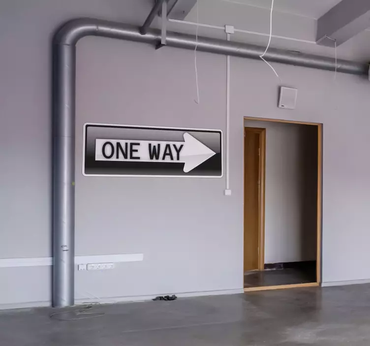 Adhesivo decorativo one way - TenVinilo