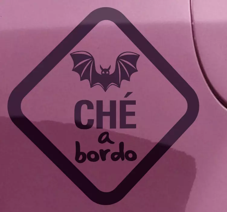 Adhesivo decorativo valencianista a bordo - TenVinilo