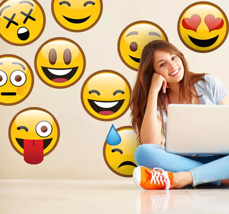 Adhesivos emoticonos whatsapp - TenVinilo