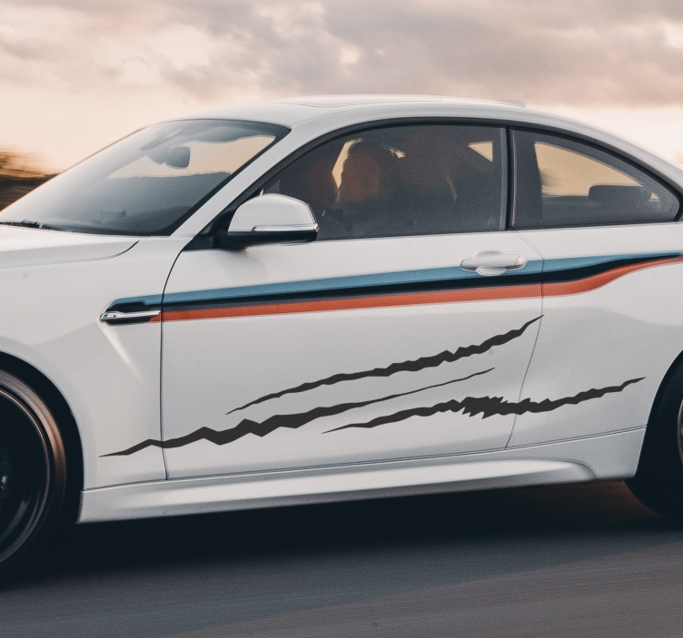 Vinilo para coches rasguños monocolor - TenVinilo