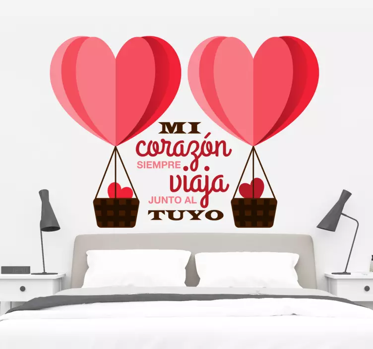 Decoración San Valentín vinilo - TenVinilo