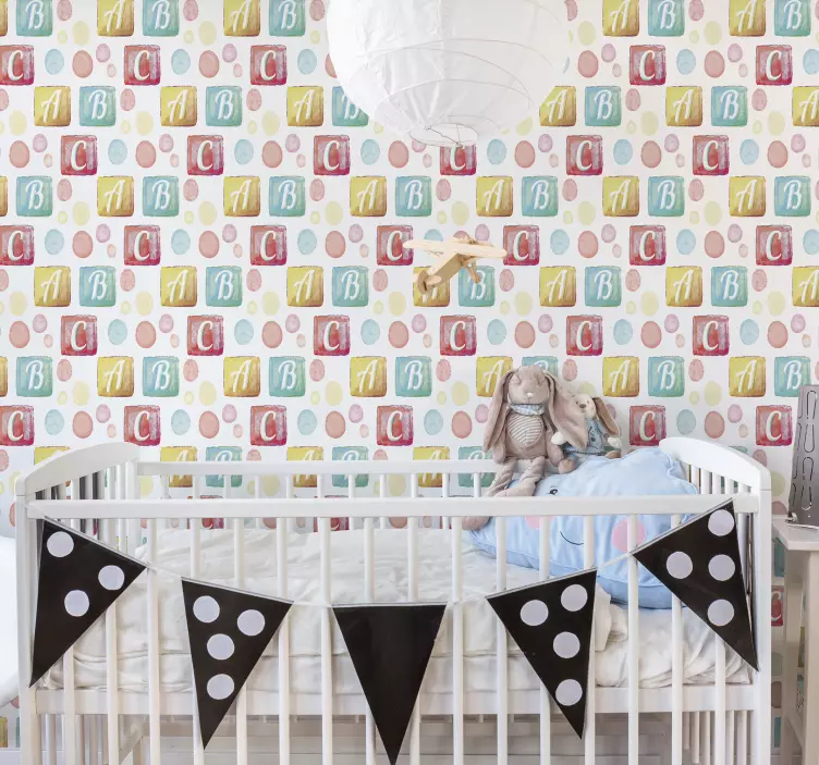 Fotomural adhesivo abecedario infantil - TenVinilo