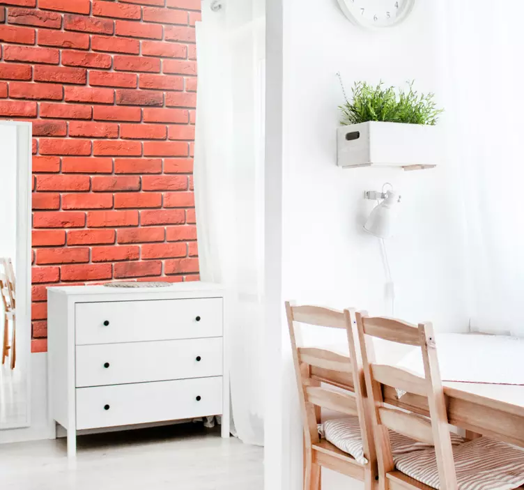 Lámina adhesiva imitación ladrillo - TenVinilo