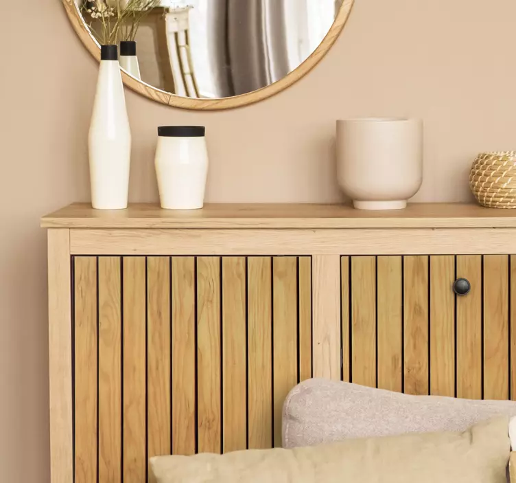 Lámina adhesiva mueble imitación madera roble - TenVinilo