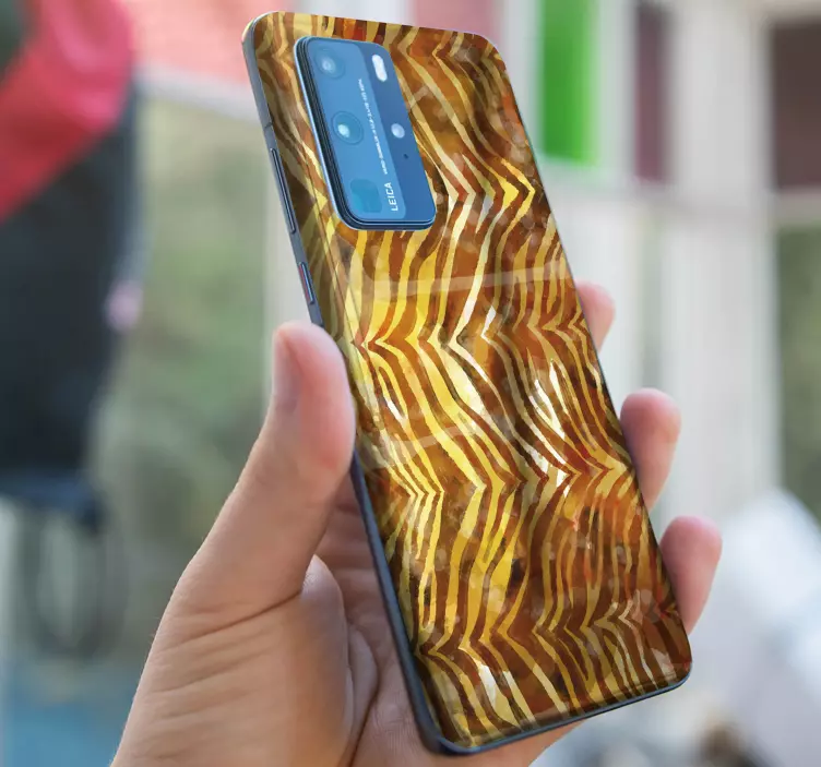 Pegatina Huawei patrón de onda fluida - TenVinilo