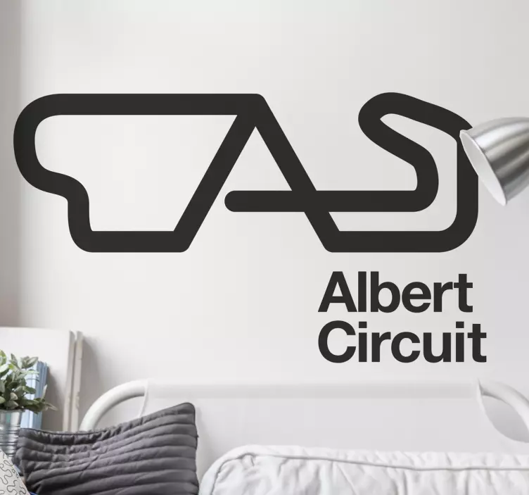 Pegatina motos circuito personalizable - TenVinilo