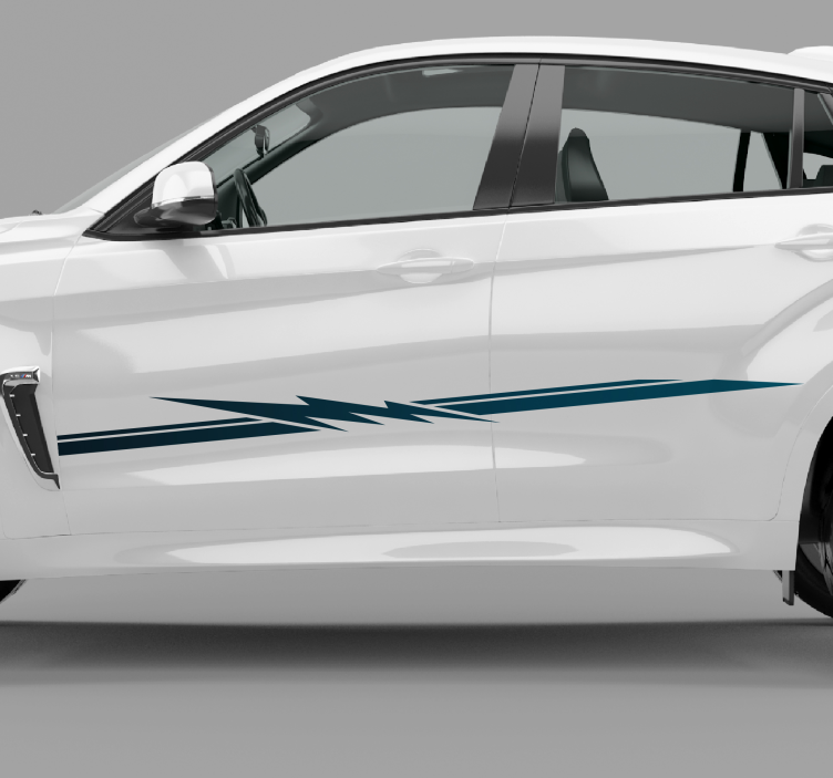 Pegatina para coche exterior raya de carrera - TenVinilo