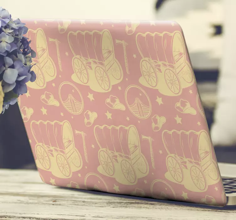 Pegatina para portátil lindos cochecitos de bebé - TenVinilo