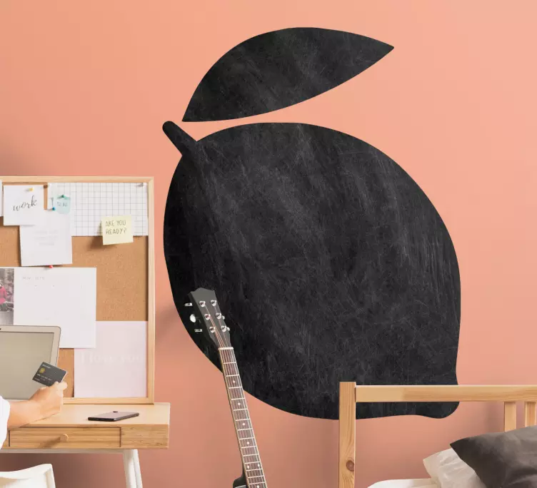 Vinilo pizarra Limón increíble bonito diseño - TenVinilo