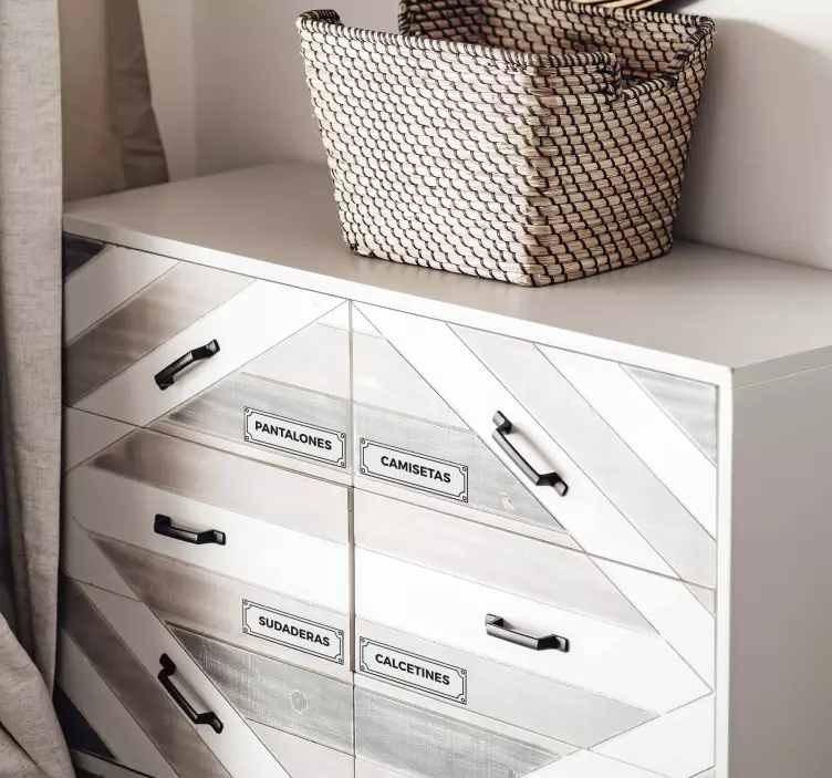 Set de pegatinas Etiquetas para organizar - TenVinilo